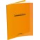 CAHIER PP ORANGE 24X32 96P SÉYÈS 90G PIQURE