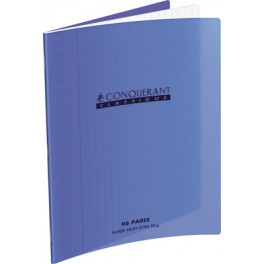 CAHIER PP VIOLET 24X32 96P SÉYÈS 90G PIQURE