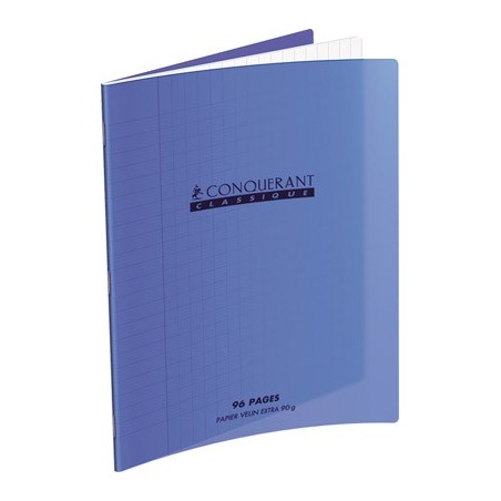 CAHIER PP VIOLET 24X32 96P SÉYÈS 90G PIQURE