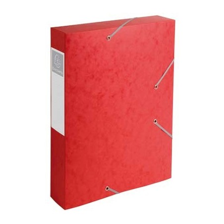 BOITE DE CLASSEMENT CARTE DOS 40 ROUGE