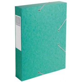 BOITE 24X32 DOS 40MM VERT CARTE + ETIQ 7/10E