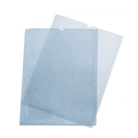 10 ÉTUIS SIMPLES PVC FORMAT 21X29,7CM