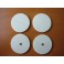 ROND BOIS NATUREL MAGNET A DECORER LOT DE 4