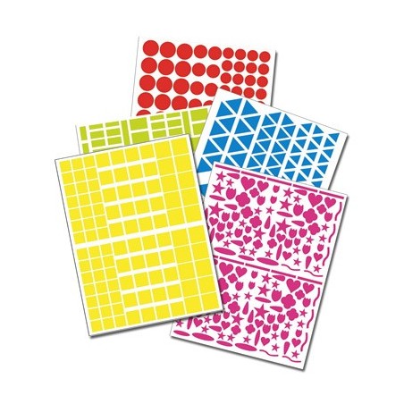 6060 GOMMETTES SPECIAL ÉCOLE TAILLES ET COLORIS ASSORTIS