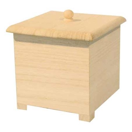 COFFRET CARRÉ BOIS