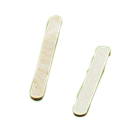 300 BÂTONNETS PLATS BOIS 9,3CM COLORIS NATUREL