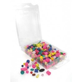 PERLES BOIS MELANGE ASS BOITE 220G