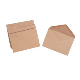 500 ENVELOPPES GOMMÉES BULLE 114X162MM