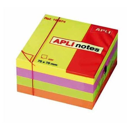 400F NOTES REPOSITIONNABLES 75X75 COLORIS ASSORTIS