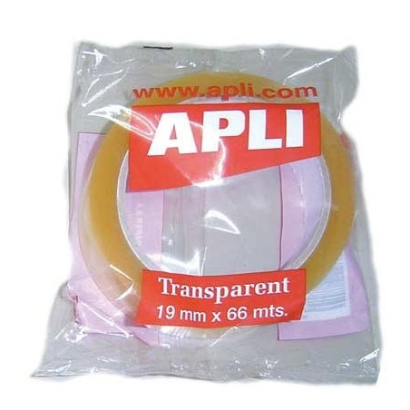ADHÉSIF TRANSPARENT 19MMX66M