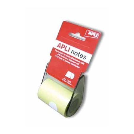 ROULEAU DISTRIBUTEUR NOTES JAUNE 10MX60MM