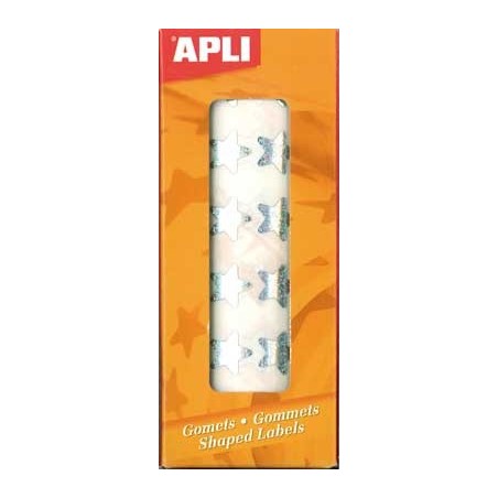 ROULEAU 2360 GOMMETTES ETOILES HOLOGRAPHIQUES ASSORTIES