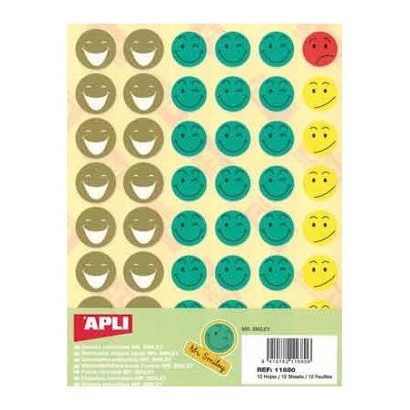 576 GOMMETTES ÉMOTICONES 1