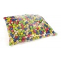 1 100 PERLES BOIS RONDES 10MM COLORIS ASSORTIS