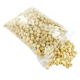 1 000 PERLES BOIS 10MM COLORIS NATUREL