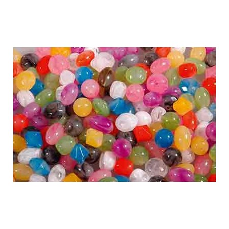 SAC 250GR PERLES PLASTIQUE NACREES ASSORTIES