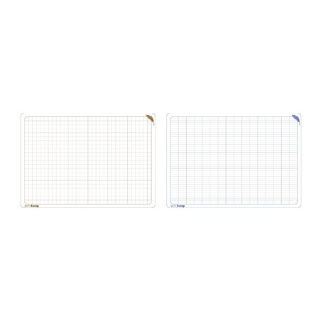 EDUC'ARDOISE 24X34CM QUADRILLAGE ET SEYES