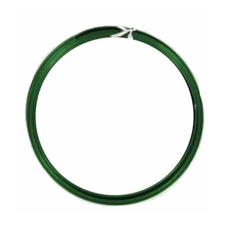FIL ALU PLAT LARG Ø 5mm LONG 5m VERT FONCE