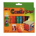 CANDLE DECO 10 tubes 5ml ass p/décor bougies