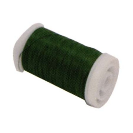FIL METALLIQUE VERT BOBINE 28M