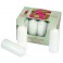 BOUGIES BLANCHES haut 110 - Ø 40mm lot de 12