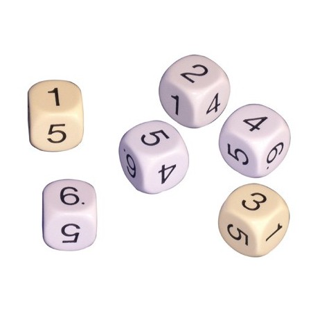 DÉS CHIFFRES DE 1 À 6