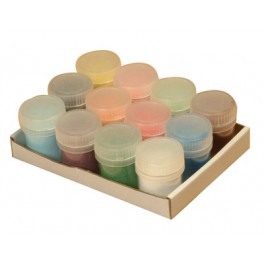 SABLE COLORÉ 12 POTS 45G COLORIS VIFS ASSORTIS