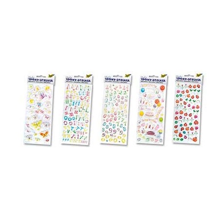 LOT 10 PL.STICKERS RÉSINE TOUTES SAISONS 2