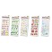 LOT 10 PL.STICKERS RÉSINE NOEL