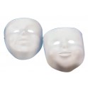 10 MASQUES BLANCS ENFANTS