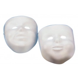 10 MASQUES BLANCS ENFANTS