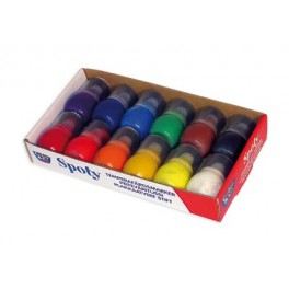 SPOTY APPLICATEURS GOUACHE 30ml Lot de 12 assortis