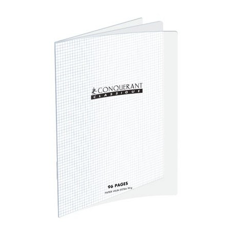 CAHIER PP INCOLORE 24X32 48P SÉYÈS 90G PIQURE
