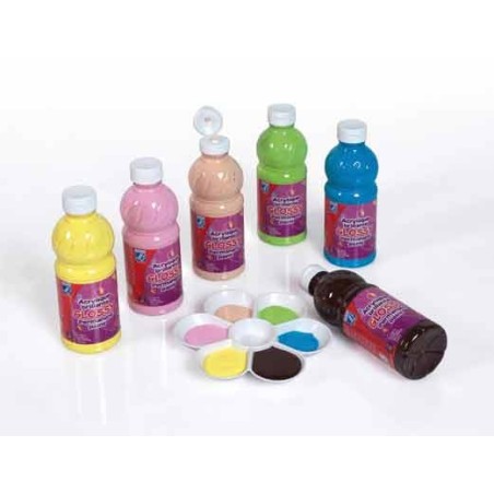 ACRYL GLOSSY 6 FLACONS 500ML COLORIS VITAMINES