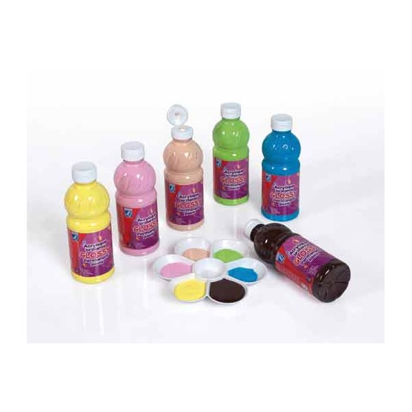 Download PEINTURE ACRYL GLOSSY 500ML PACK 6 ASSORTIS COULEURS ... Yellowimages Mockups