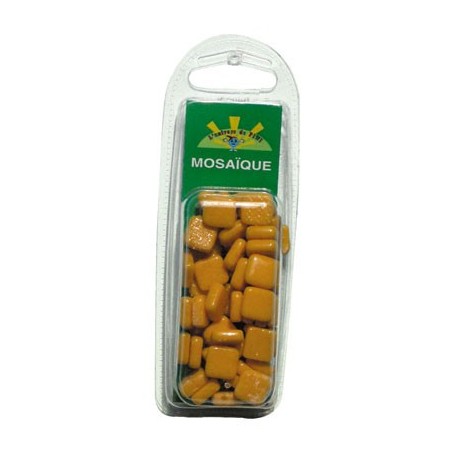 MOSAIQUE PATE DE VERRE 12x12mm 70g noir