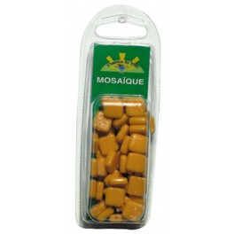 MOSAIQUE PATE DE VERRE 12x12mm 70g vert