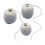 1 PELOTE COTON BLANC TRESSÉ 4MM