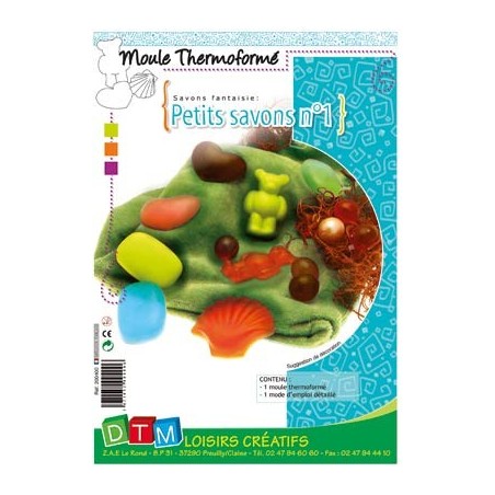 MOULES THERMOFORMES 8 FORMES ASSORTIES