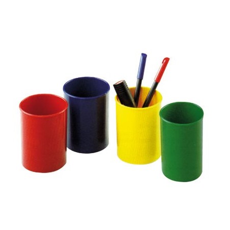 POT À CRAYONS OPAQUE BLEU