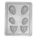 MOULE THERMOFORME Mini masques 6 assortis