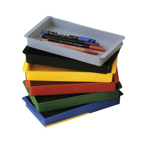 BAC DE RANGEMENT PEINTURE ROUGE