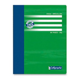 CAHIER BROUILLON RECYCLÉ 17X22 96P SÉYÈS 60G PIQÛRE
