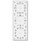 POCHOIR DECOR 15x40cm 3 Cadrans horloge