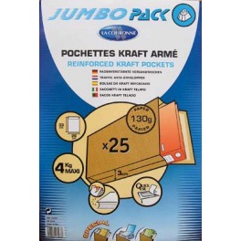 25 SAC KRAFT ARMÉ 260X330MM