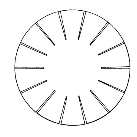 FONDS CARTON 10 DESSOUS DE PLAT