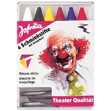 CRAYONS MAQUILLAGE 6 assortis