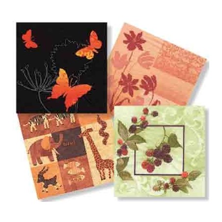 PQT 20 SERVIETTES PAPIER NATURE