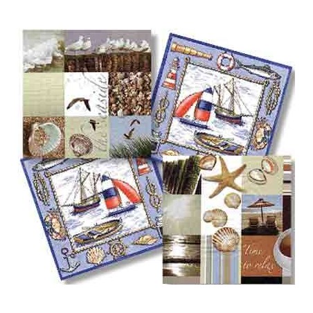 PQT 20 SERVIETTES PAPIER MER