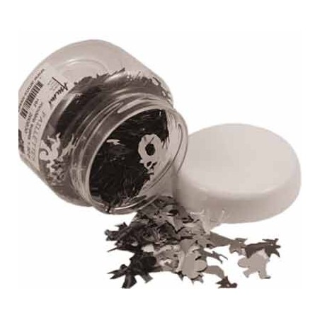 PAILLETTES SEQUINS NOËL POT 50 G COLORIS ASSORTIS